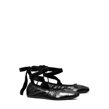 Women Ankle Wrap Ballerina - Perfect Black
