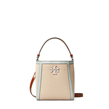 Women Mcgraw Canvas Small Bucket Bag - Natural / Sea Bubble