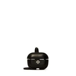 Women Leather Airpods Case - Black