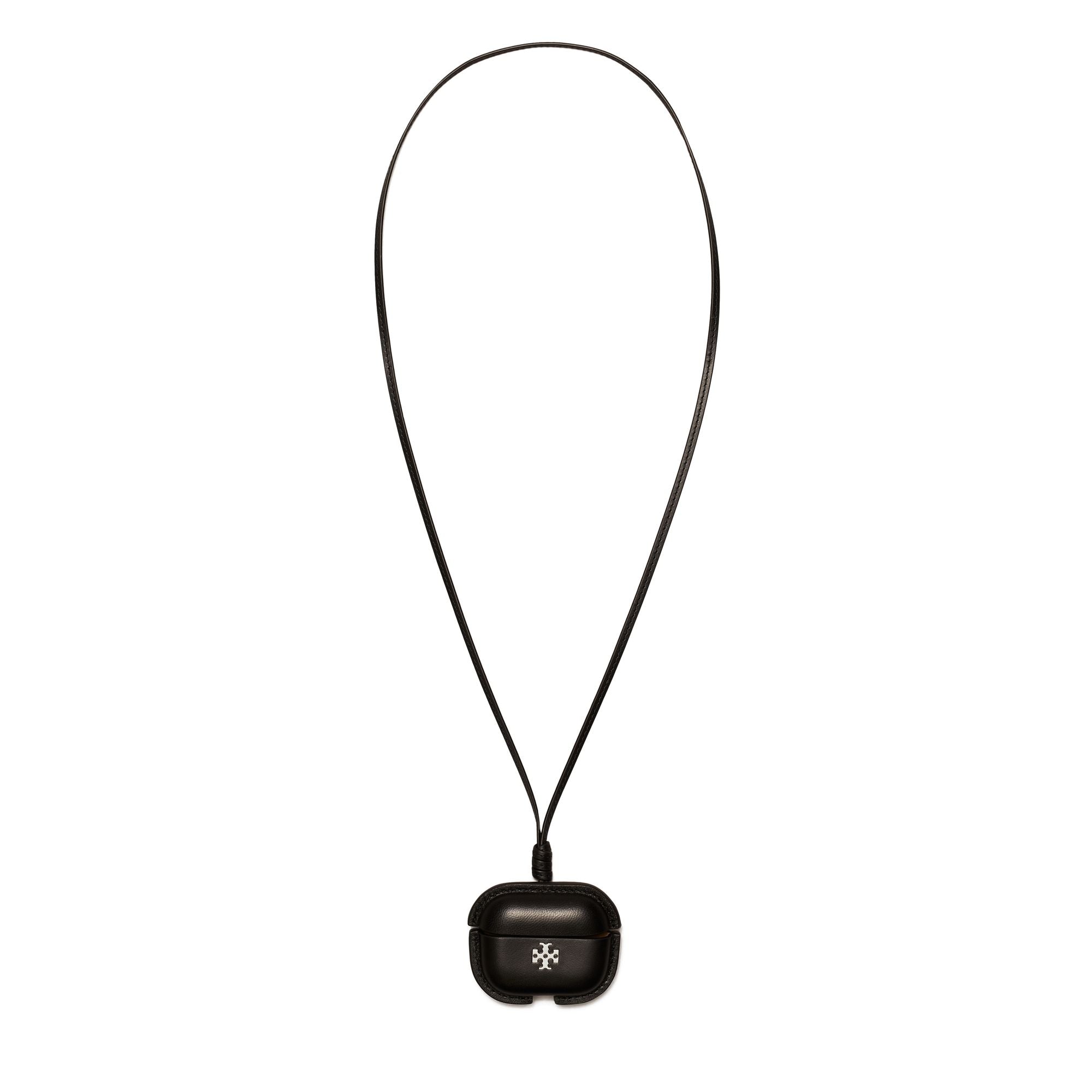 Women Leather Airpods Case - Black