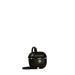 Women Leather Airpods Case - Black