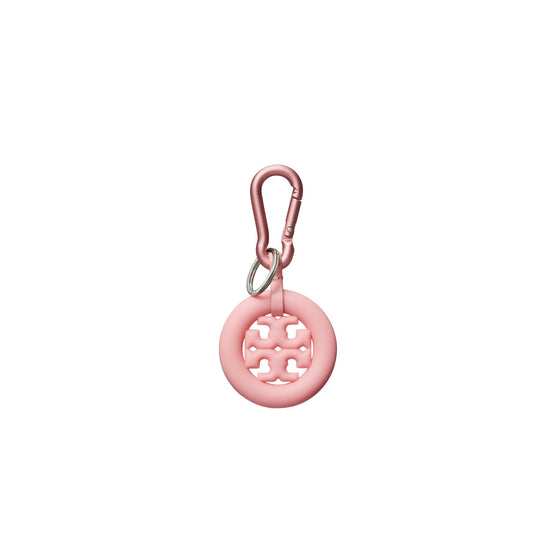 Women Puffed Up Logo Key Fob - Pink Blush