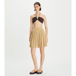 Women Viscose Knit Short - Wheat