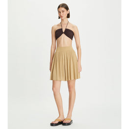 Women Viscose Knit Short - Wheat