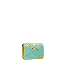 Women Fleming Soft Patent Border Bi-Fold Wallet - Thermal Spring