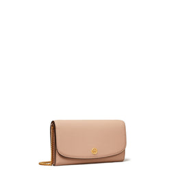 Women Robinson Pebbled Chain Wallet - Goan Sand