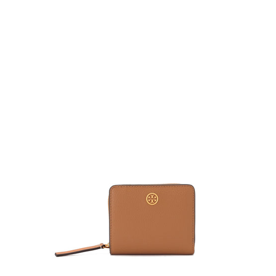 Women Robinson Pebbled Bi-Fold Wallet - Tiger'S Eye