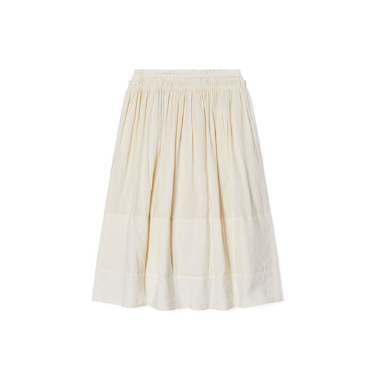 Women Ruched-Waist Skirt - Biscuit