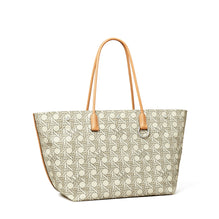 Women Canvas Basketweave Tote - New Ivory Basketweave