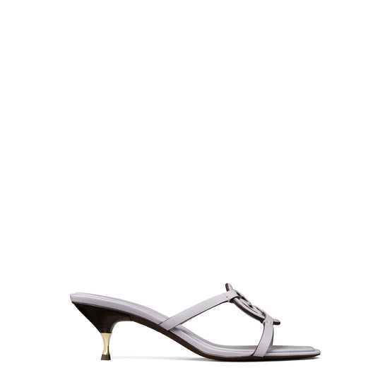 Women Geo Bombe Miller Low Heel Sandal 55Mm - Spring Lavender
