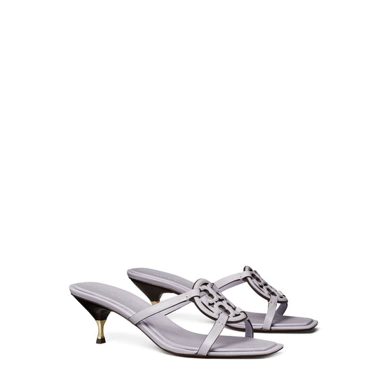 Women Geo Bombe Miller Low Heel Sandal 55Mm - Spring Lavender