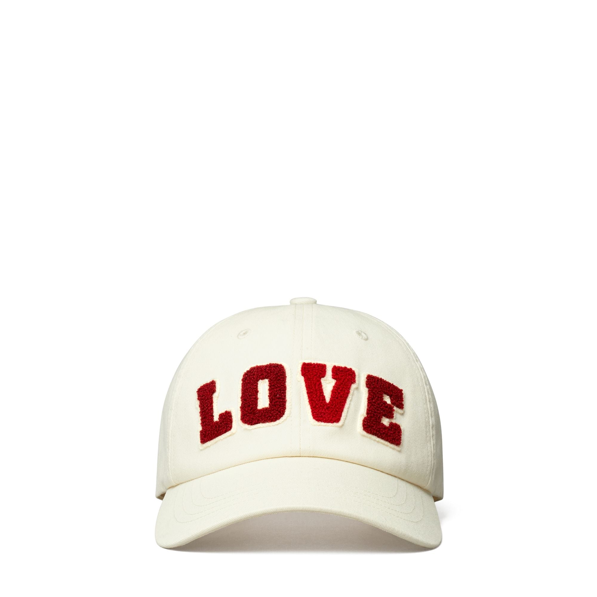 Women Love Cap - New Ivory / Winetasting/ Canary Red