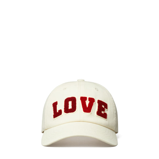 Women Love Cap - New Ivory / Winetasting/ Canary Red