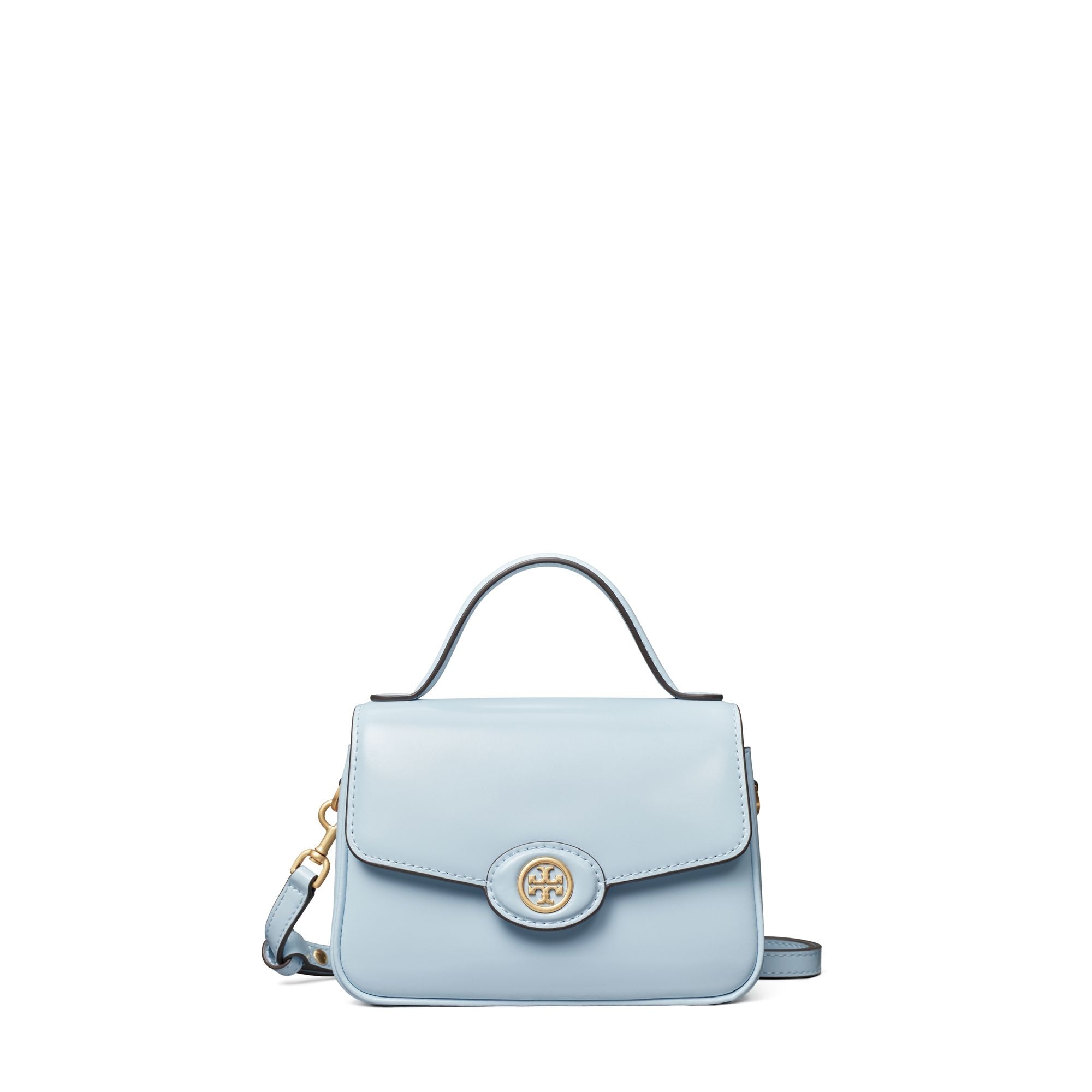 Women Robinson Spazzolato Small Top-Handle Bag - Pale Blue