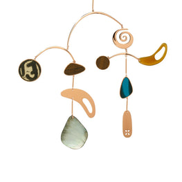 Women Mobile Necklace - Copper / Multi