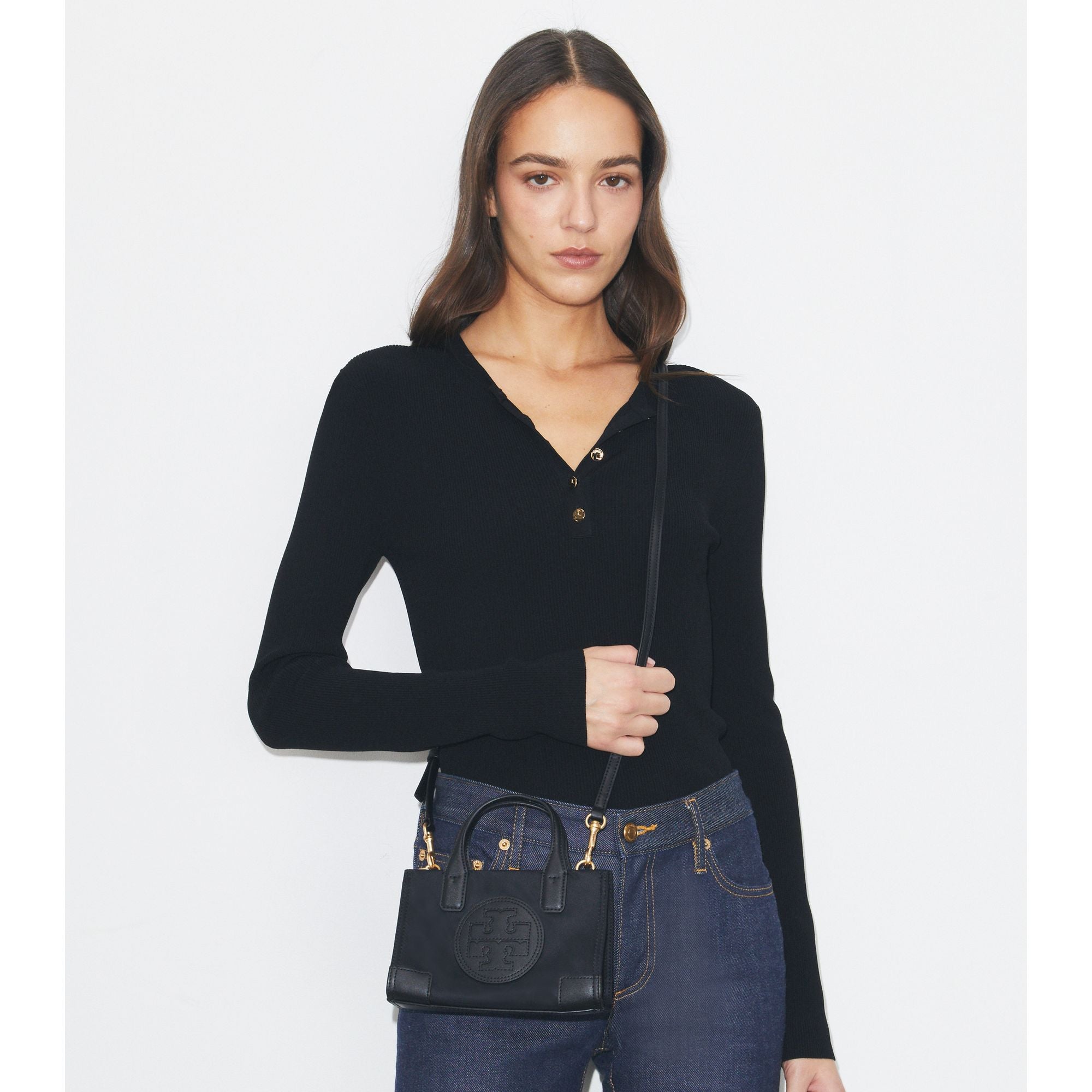 Women Ella Mini Tote - Black
