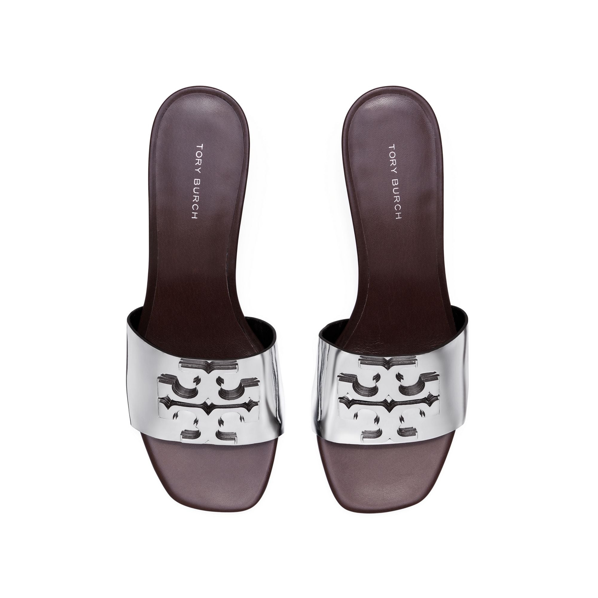 Women Ines Mule Sandal 55Mm - Silver / Coconut