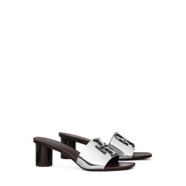 Women Ines Mule Sandal 55Mm - Silver / Coconut