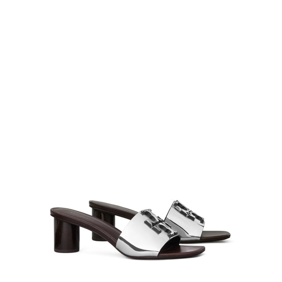 Women Ines Mule Sandal 55Mm - Silver / Coconut