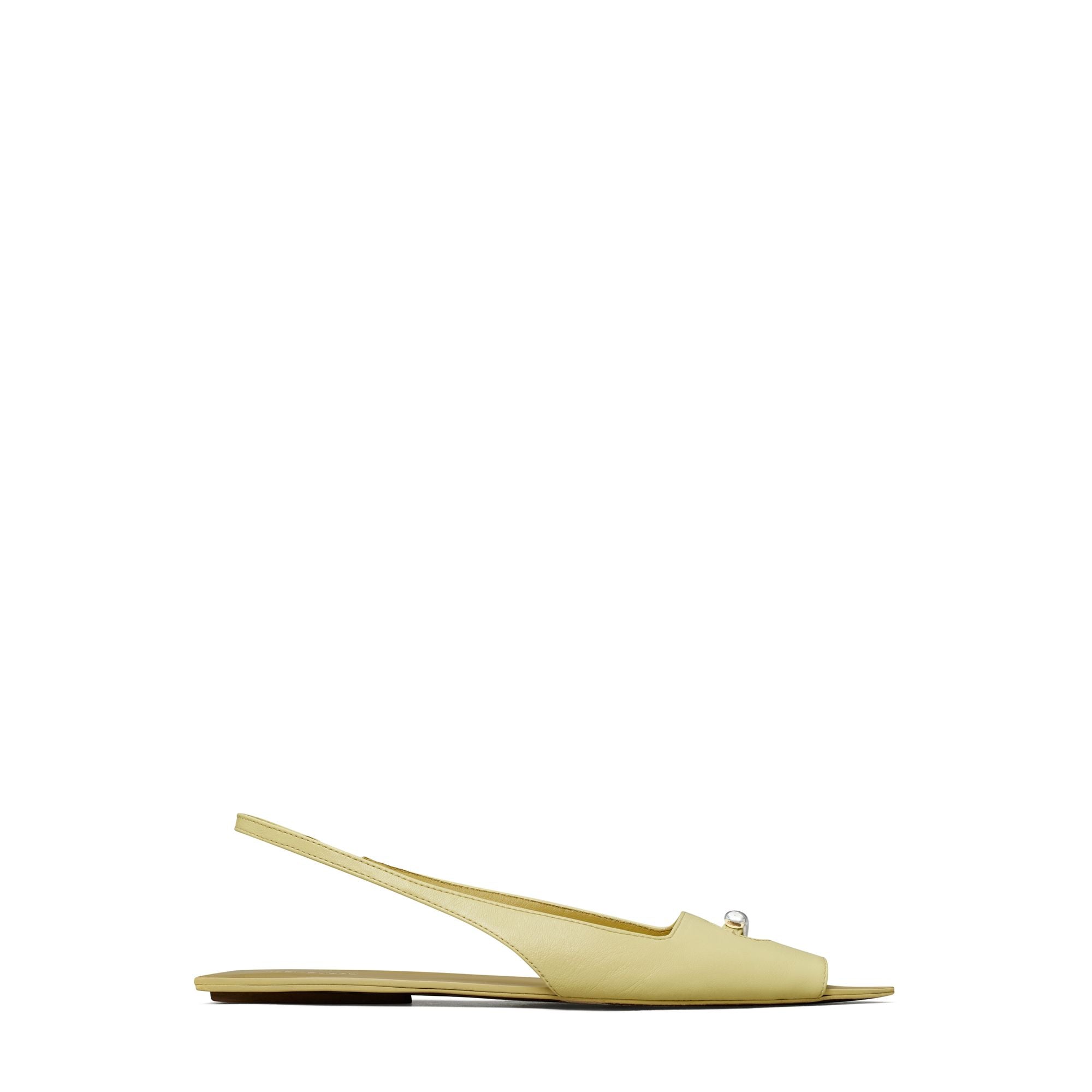 Women Pierced Slingback - Cream Corn / Beige / Silver