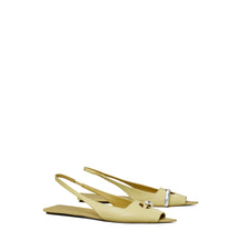 Women Pierced Slingback - Cream Corn / Beige / Silver