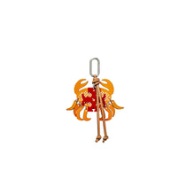 Women Crab Key Fob - Orange Citrine Multi