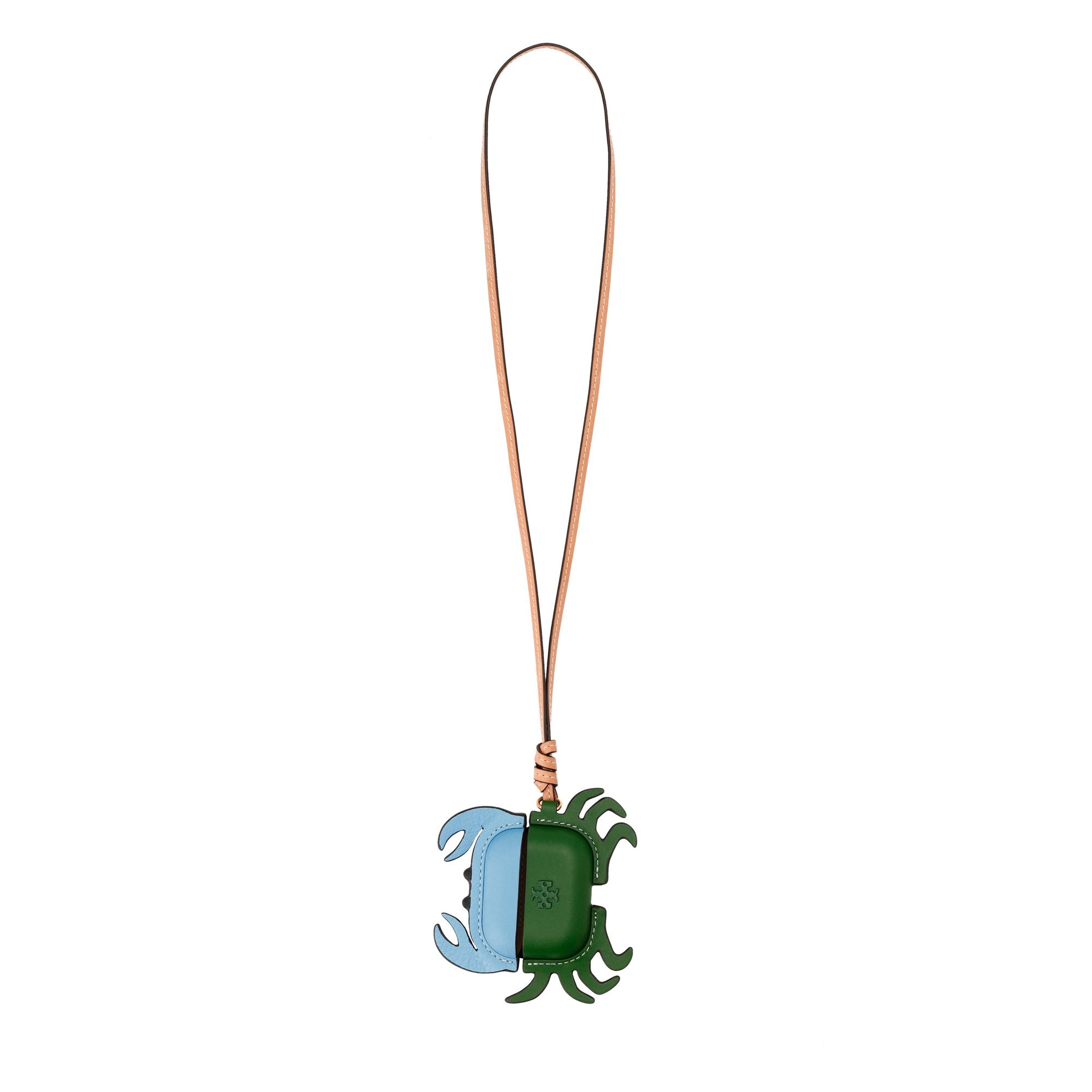 Women Leather Crab Airpods Case - Laguna Multi