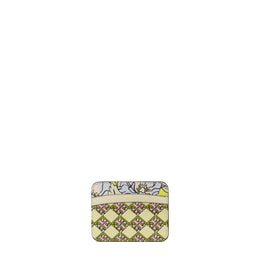 Women Printed Card Case - Sunshine Yellow Mix