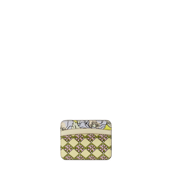 Women Printed Card Case - Sunshine Yellow Mix