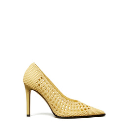 Women Woven Pointed Pump 100Mm - Light Sweet Corn