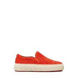 Women Ladybug Slip On Sneaker - Piper Red