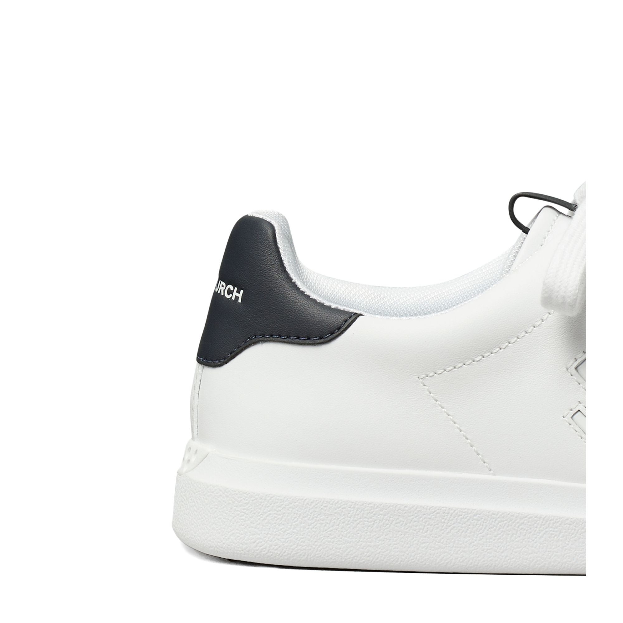 Women Double T Howell Court - White / Perfect Navy