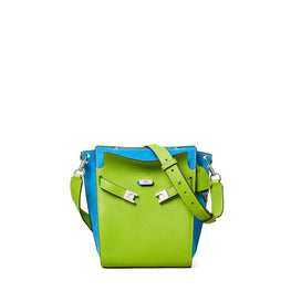 Women Lee Radziwill Pebbled Bucket Bag - Wheat Grass