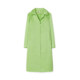 Women Satin Coat - Mint