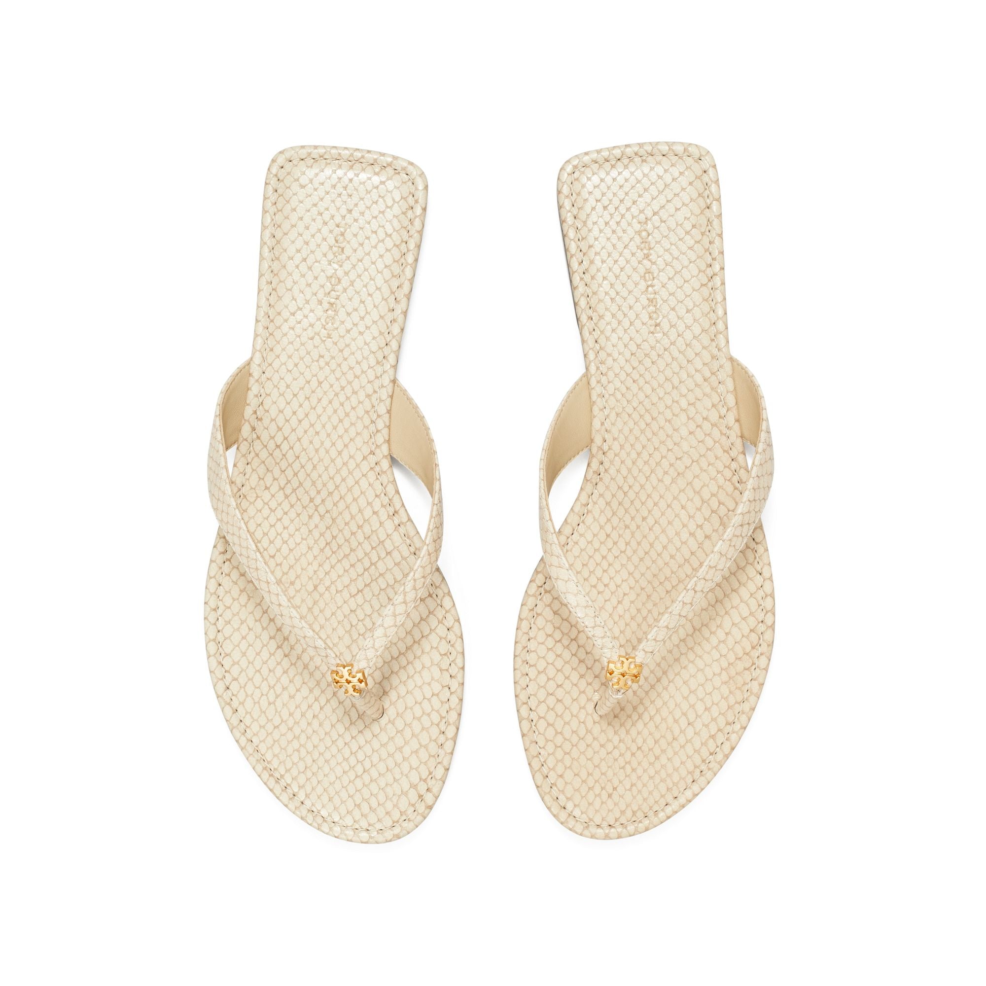 Women Classic Flip Flop - Taupe Snake
