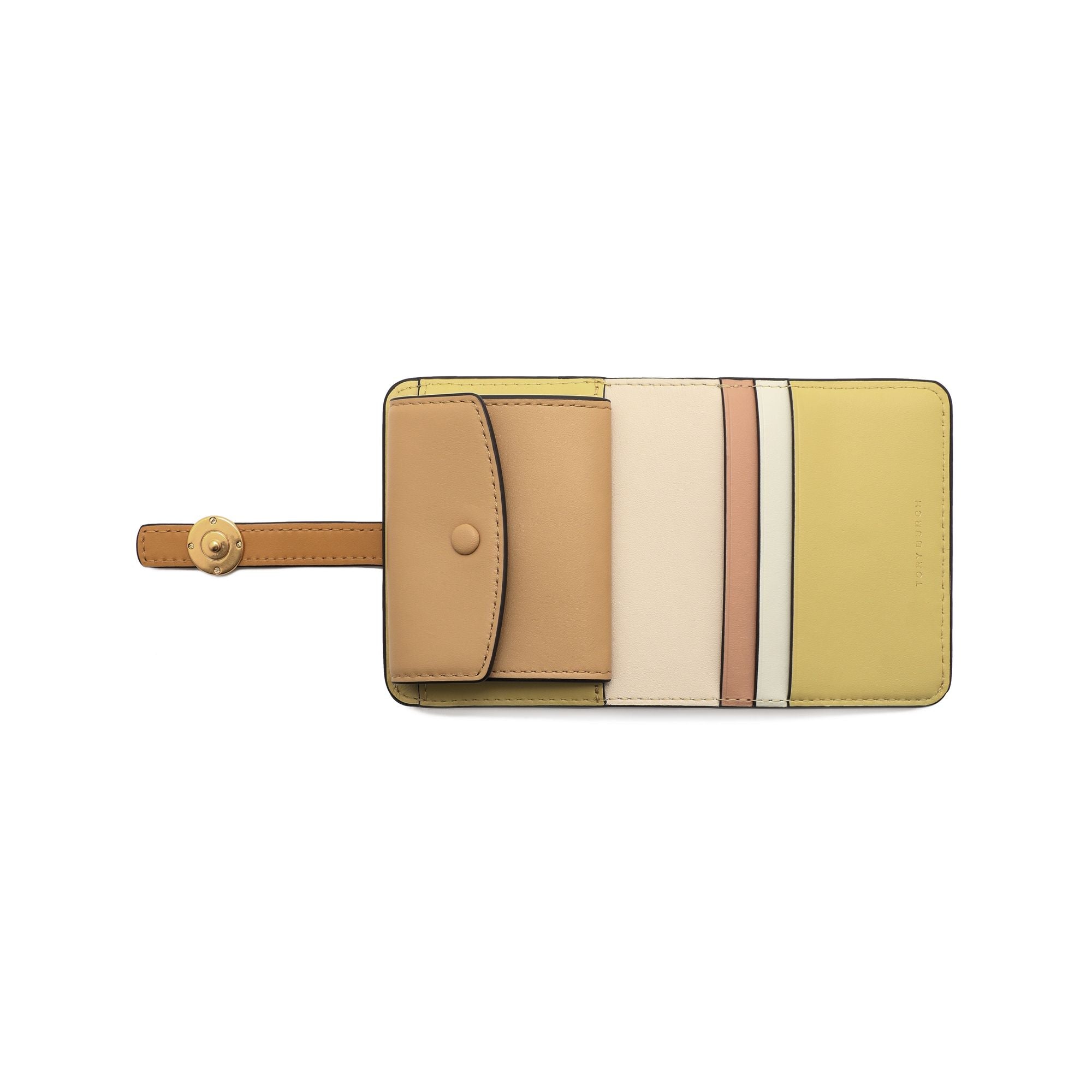 Women Robinson Spazzaloto Color-Block Mini Wallet - Carambola