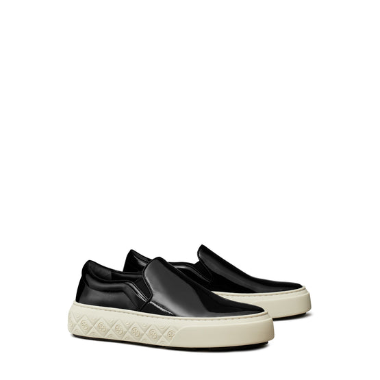 Women Ladybug Slip On Sneaker - Black