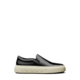 Women Ladybug Slip On Sneaker - Black