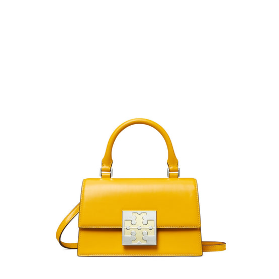 Women Bon Bon Colorblock Mini Top-Handle Bag - Golden Crest