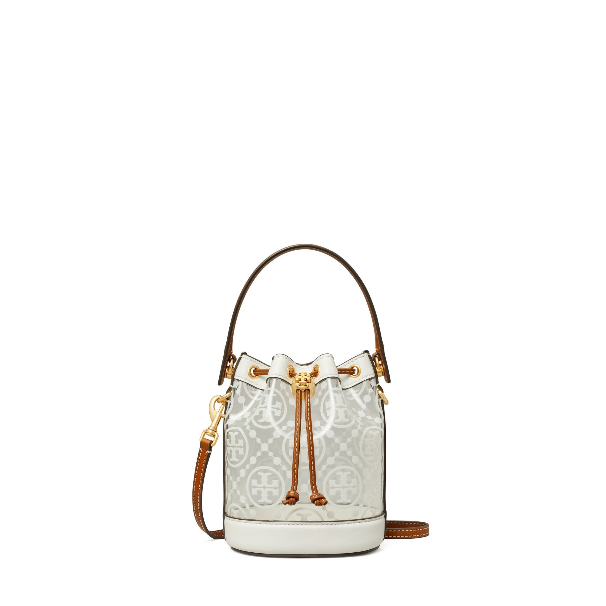 Women T Monogram Tpu Mini Bucket Bag - Clear
