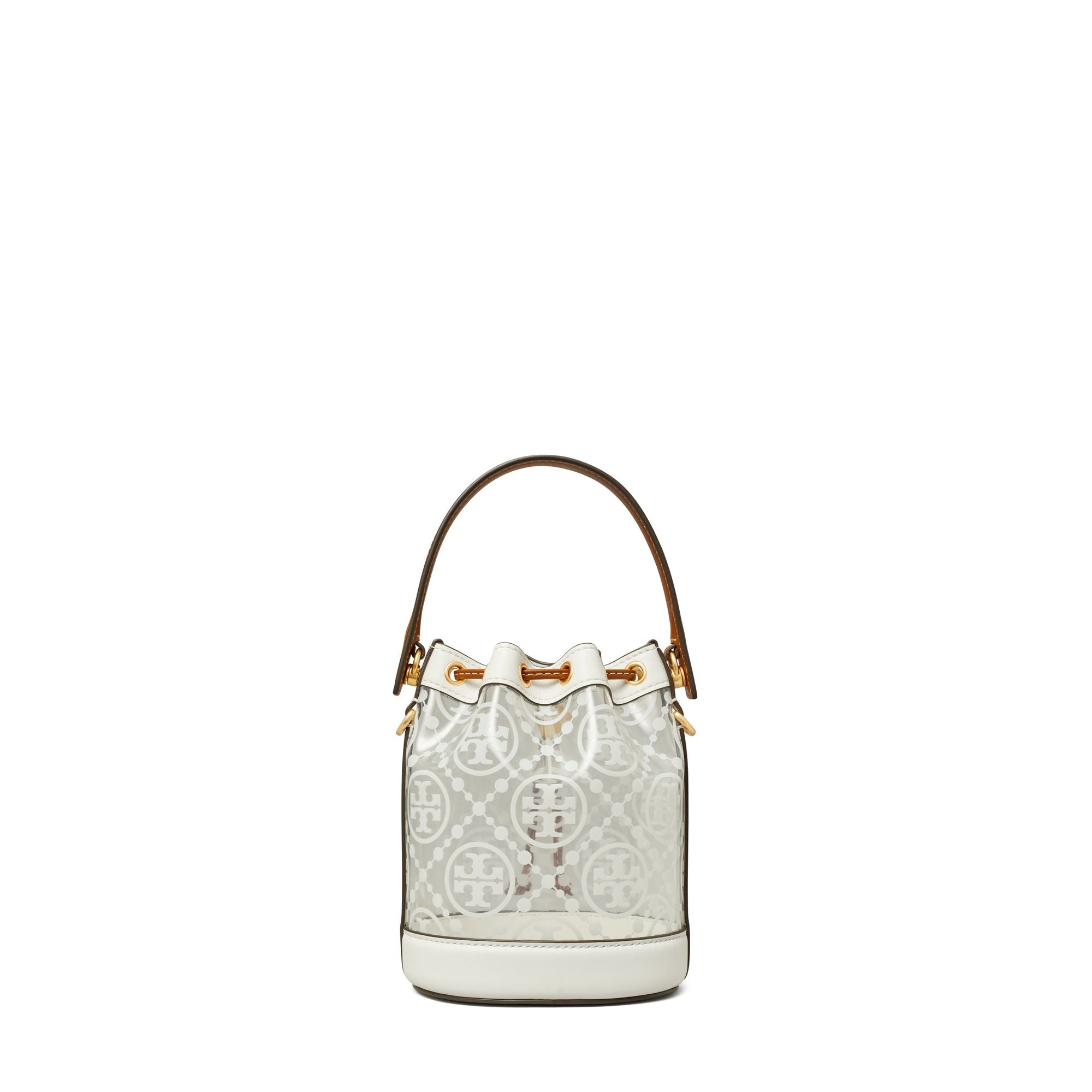 Women T Monogram Tpu Mini Bucket Bag - Clear
