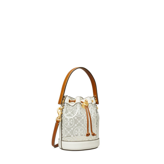 Women T Monogram Tpu Mini Bucket Bag - Clear