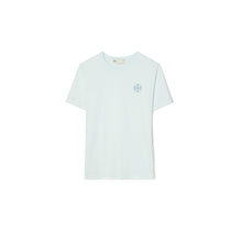 Women Embellished Logo T-Shirt - Misty Sky