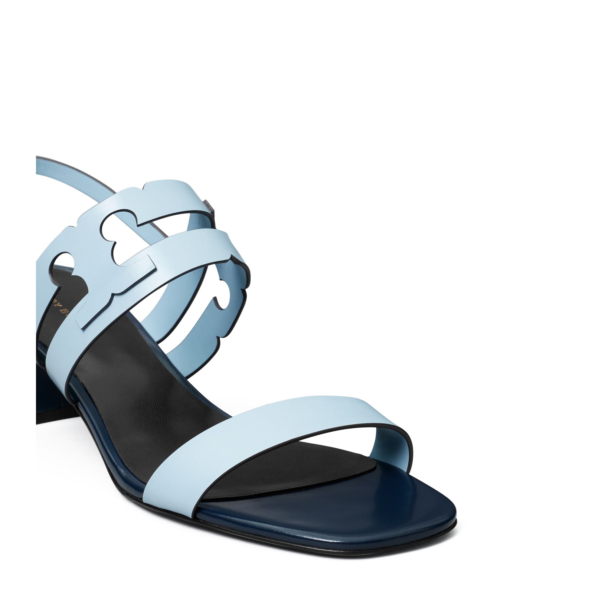 Women Ines Cage Heel Sandal 50Mm - Pale Lapis / Perfect Navy
