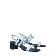 Women Ines Cage Heel Sandal 50Mm - Pale Lapis / Perfect Navy