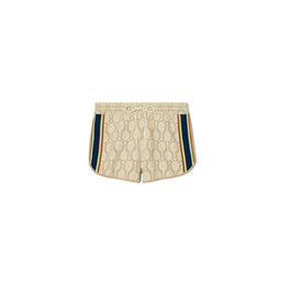Women Tech Knit Jacquard Short - Sesame Racquets