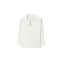 Women Silk Gazar Tunic - White