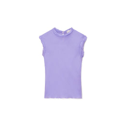 Women Twisted Chiffon Top - Fresh Lavender