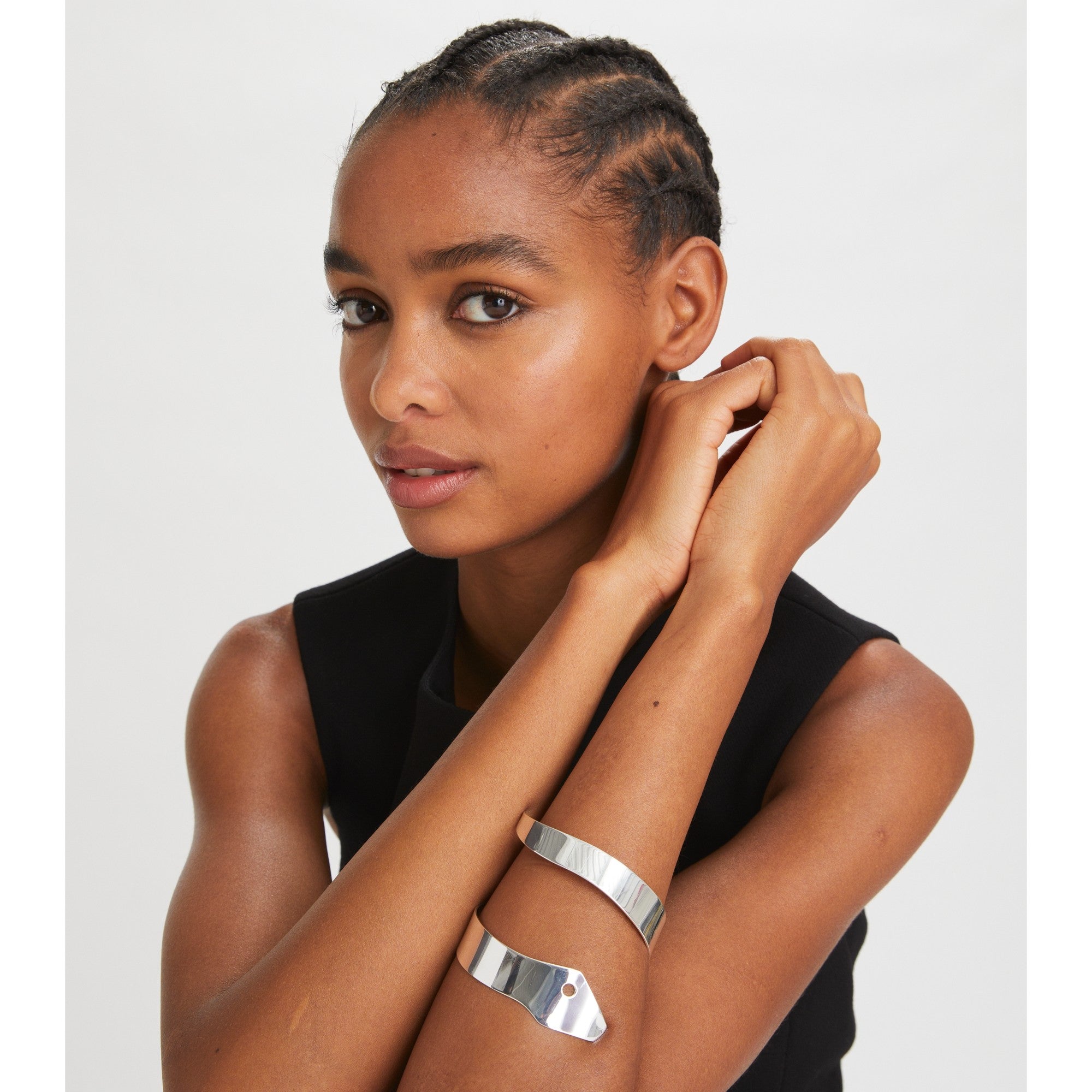 Women Serpent Cuff - Silver