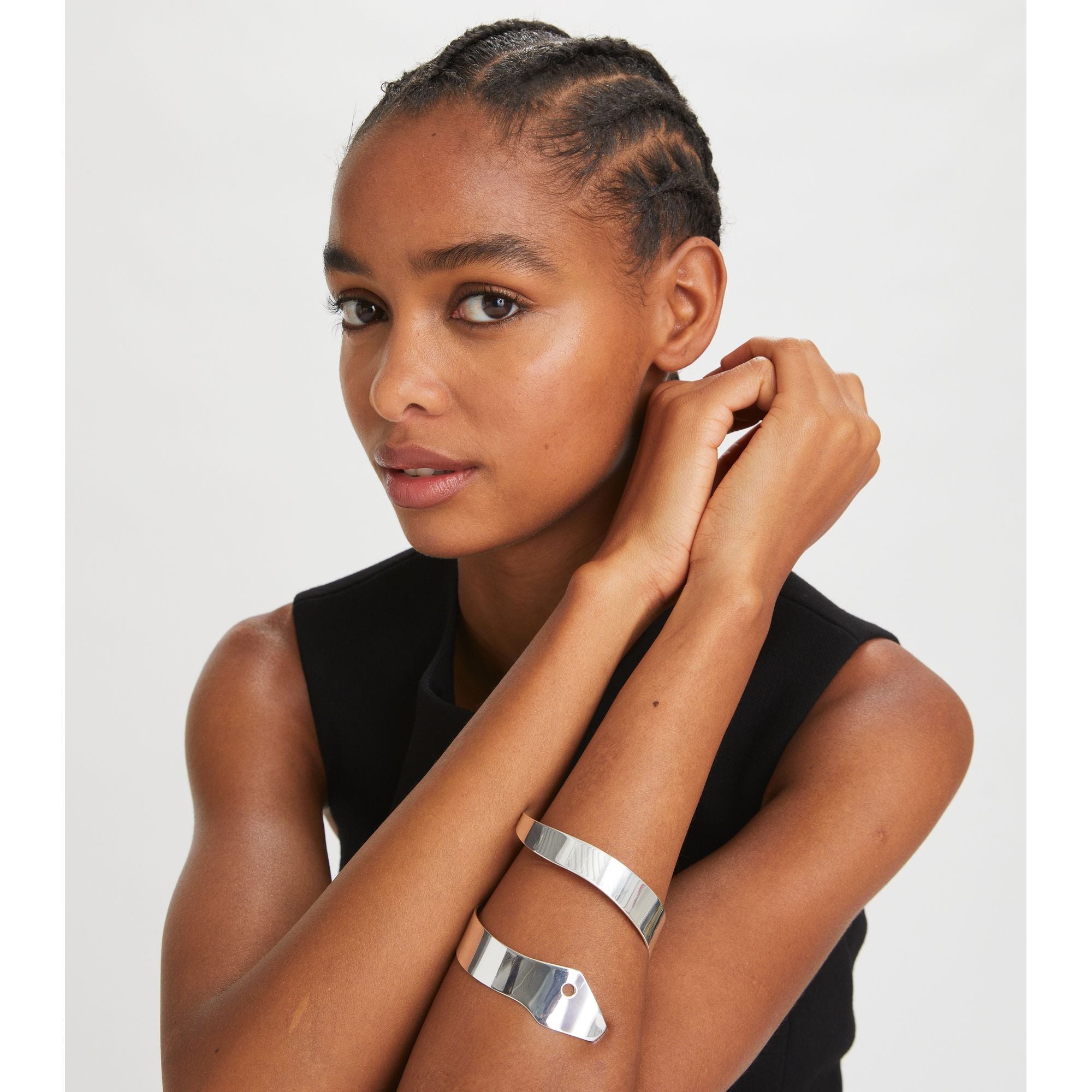 Women Serpent Cuff - Silver